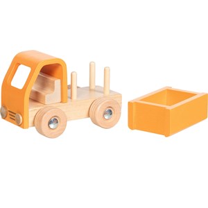 Camion-benne orange