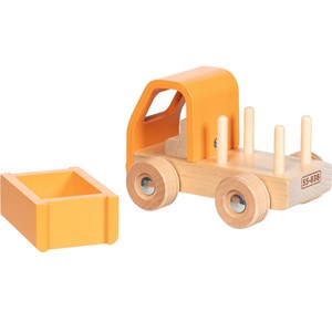 Camion-benne orange