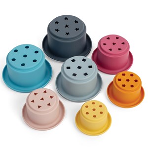 Gobelets de bain empilables