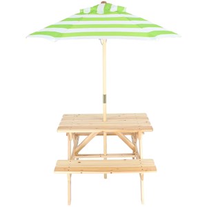 Table pique nique enfant avec parasol
