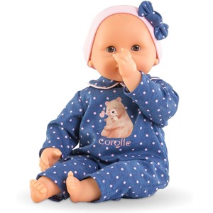 Poupon bébé calin capucine ourson
