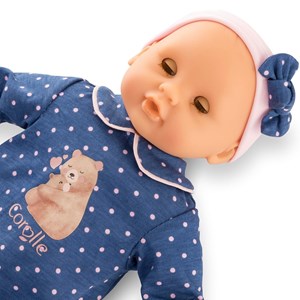 Poupon bébé calin capucine ourson