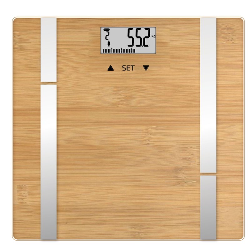 Bamboo fit - pèse personne impédancemètre en bambou