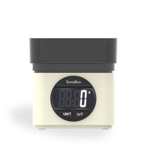 Ba22 crème - blance de cuisine iconique, électronique avec bol