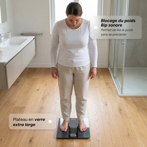 Every body - pèse personne très grande capacité 250kg et plateau xxl