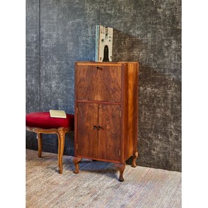 Meuble pour vinyles en bois années 40 n°865