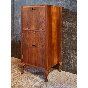 Meuble pour vinyles en bois années 40 n°865