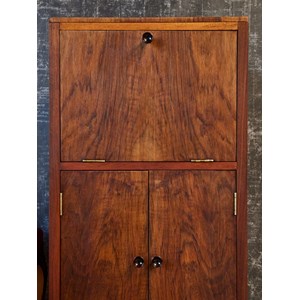 Meuble pour vinyles en bois années 40 n°865