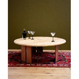 Table basse en bois gougé n°873