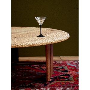 Table basse en bois gougé n°873