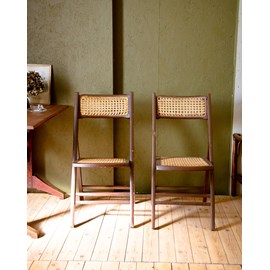 Paire de chaises en cannage n°1093