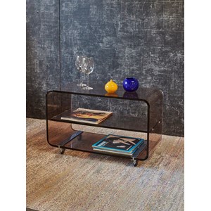 Table basse en plexiglass fumé n°888