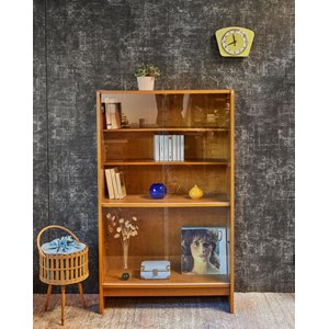 Vitrine en bois des années 70 n°203