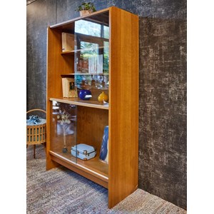 Vitrine en bois des années 70 n°203