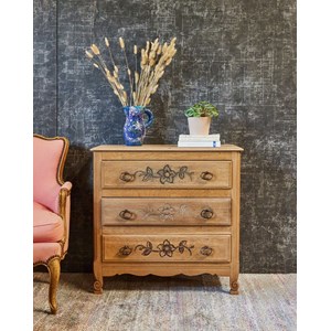 Commode en bois florale n°564