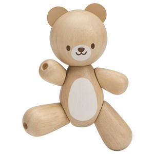 Maman et bébé ours articulés