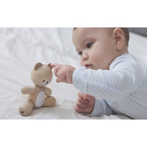 Maman et bébé ours articulés