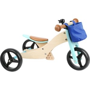 Draisienne tricycle 2 en 1 turquoise