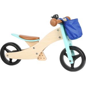 Draisienne tricycle 2 en 1 turquoise