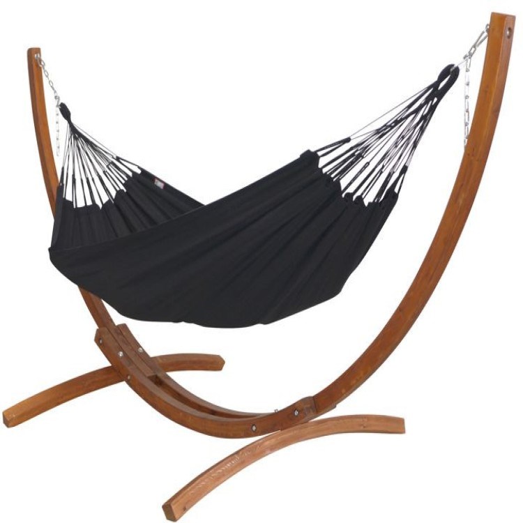 Tropical Influences - Hamac avec support xl cloud black