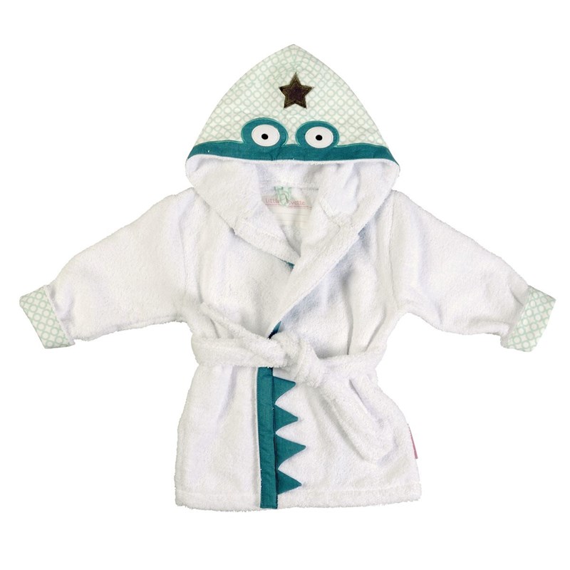 Little Crevette - Peignoir enfant 4-5 ans crocodile