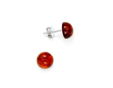 Boucles d'oreilles ambre véritable