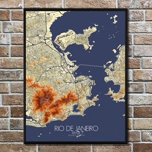 Naples carte ville city map n&b