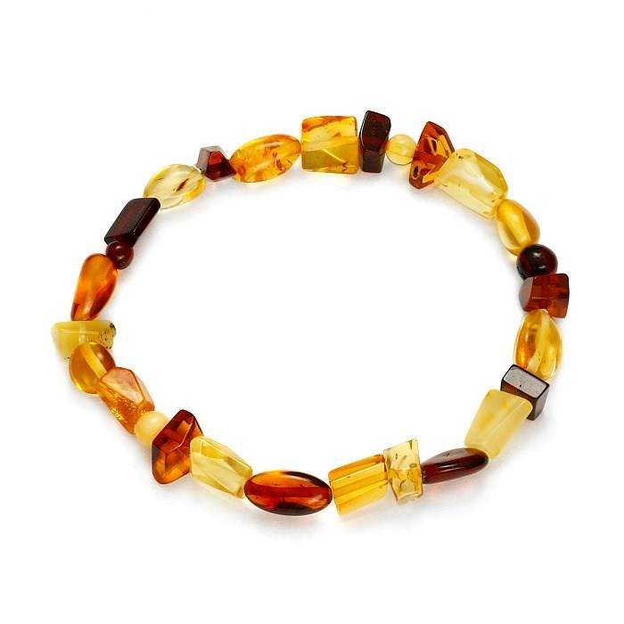 Bracelet en ambre mixte