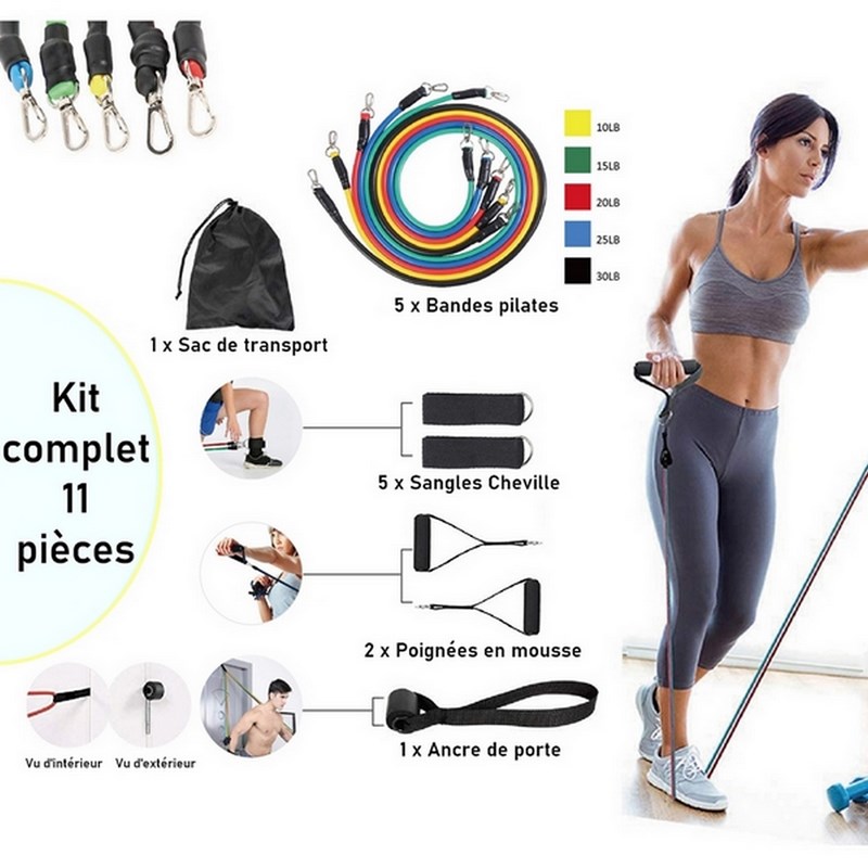 Pack d'accessoires sport 11 pièces