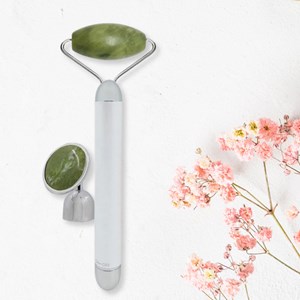 Masseur visage électrique en aventurine
