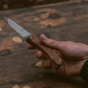 Couteau à faire soi-même + outil (hêtre)