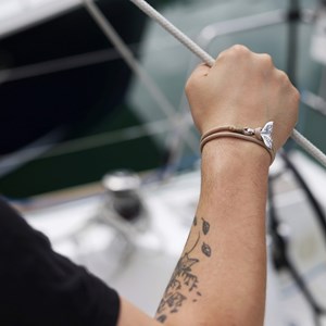 Bracelet baleine homme - crabe cancer