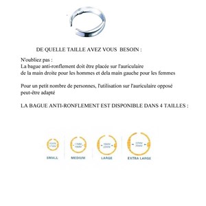 Bague anti-ronflement - taille s