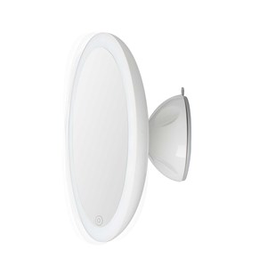 Miroir ventouse led effet grossissant x5