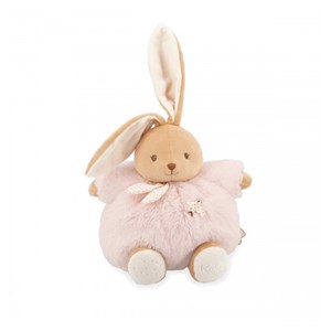 Patapouf lapin rose - 17 cm