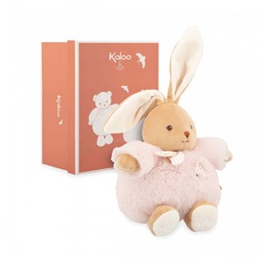 Patapouf lapin rose - 17 cm