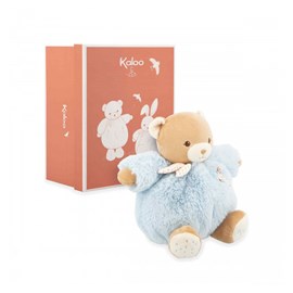 Patapouf ours bleu - 17 cm