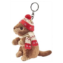 Peluche marmotte porte cle 10cm