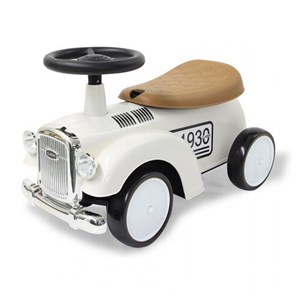 Push-car classic car blanc