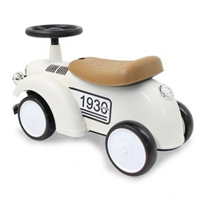 Push-car classic car blanc