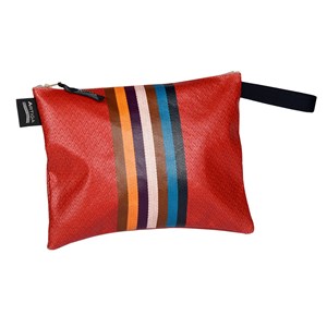 Pochette cirée léna chevron brique
