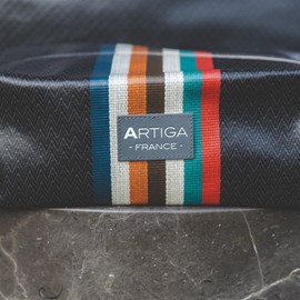 Trousse de toilette cirée alfred noir