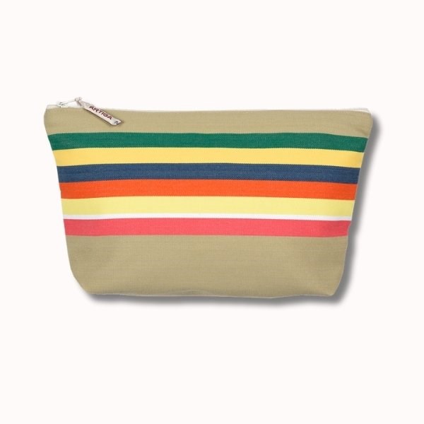 Trousse de toilette enduit mauleon lin