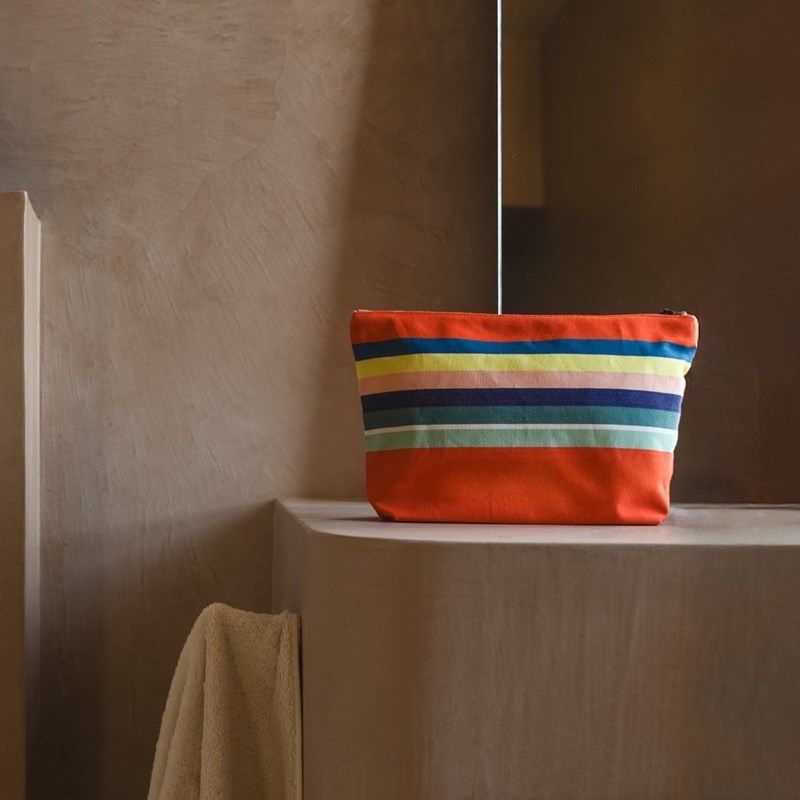 Trousse de toilette mauléon orange