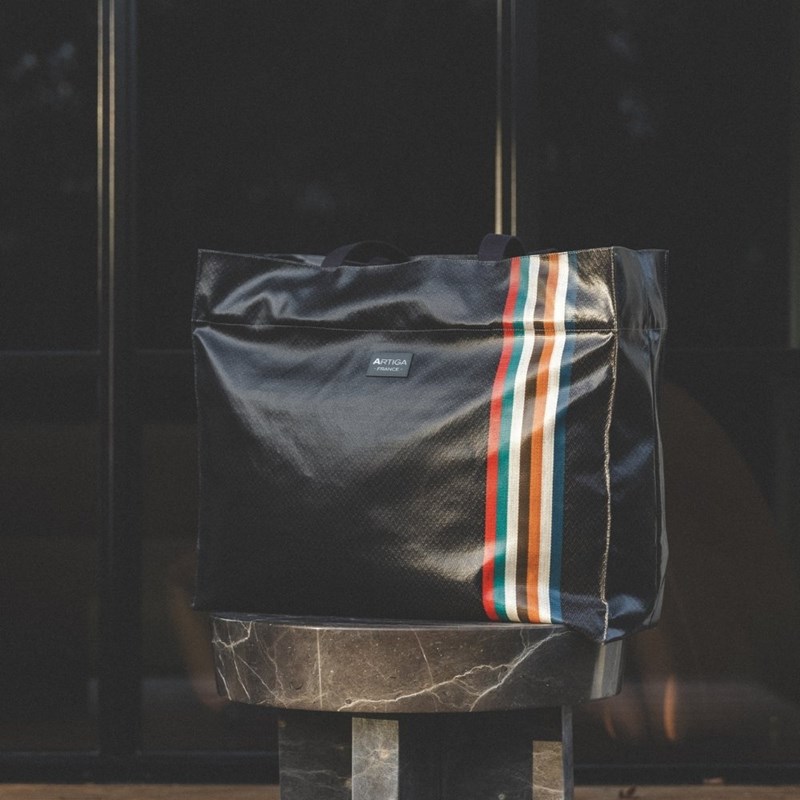 Sac aniko new chevron noir