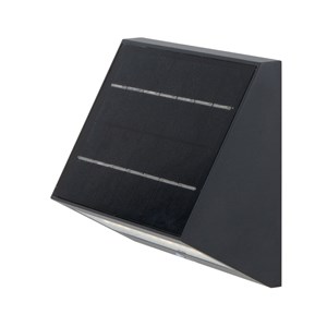 Applique murale solaire noir ecostep