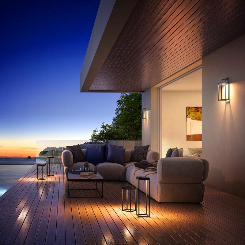 Lanterne solaire noir handy