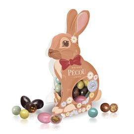 Coquillage garni de chocolats