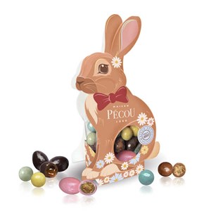 Coquillage garni de chocolats