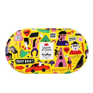 12 truffes au chocolat noir